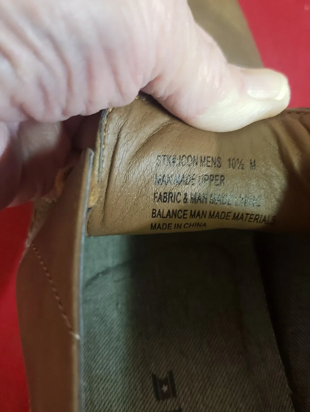 Mens Saddlebred Brown Oxford Style Lace Up Shoe 10.5